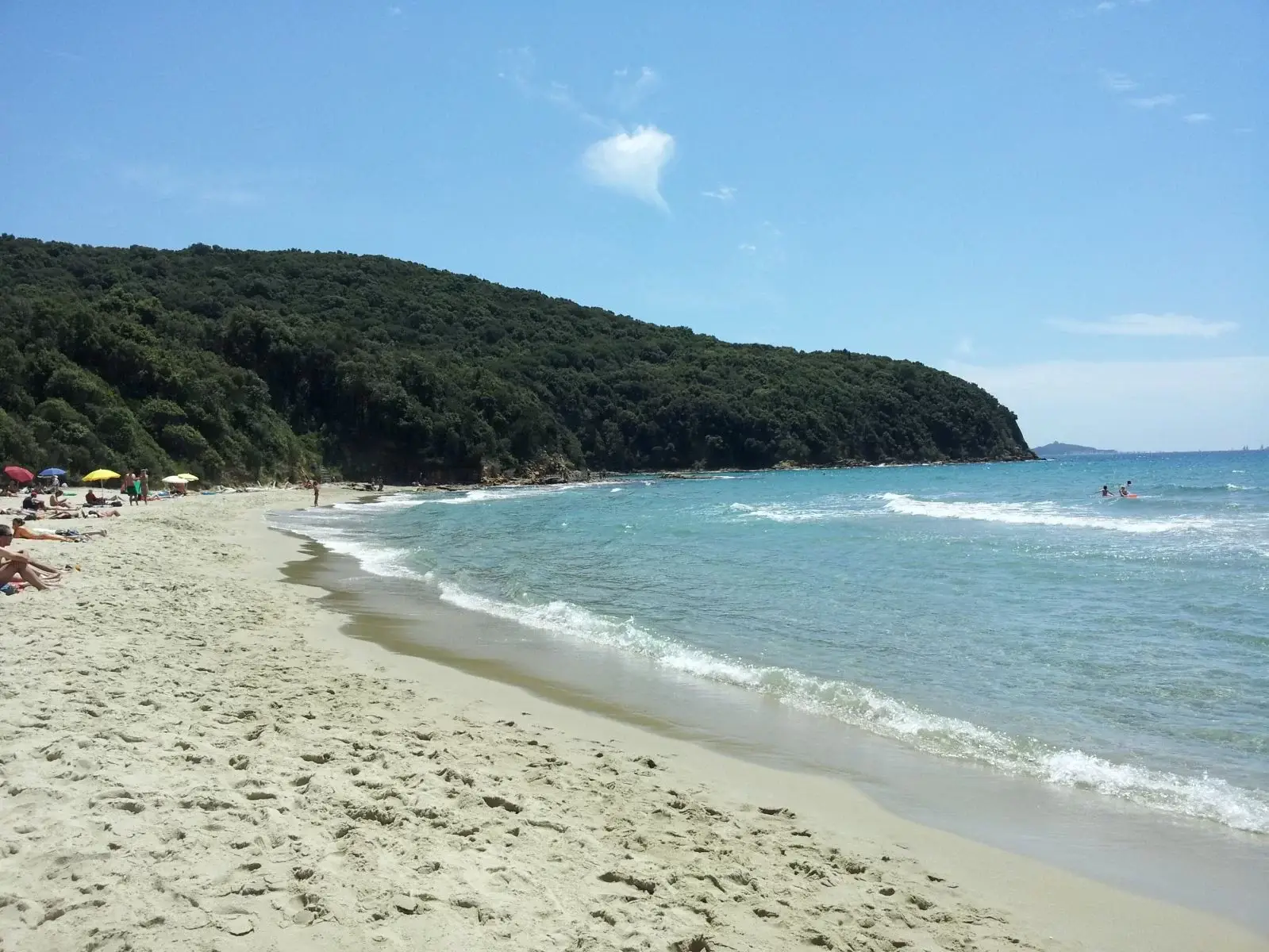 Spiaggia vacanza in toscana