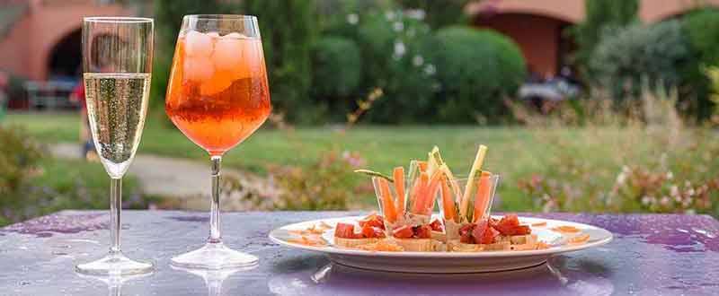 Aperitivo al ristorante Campetroso